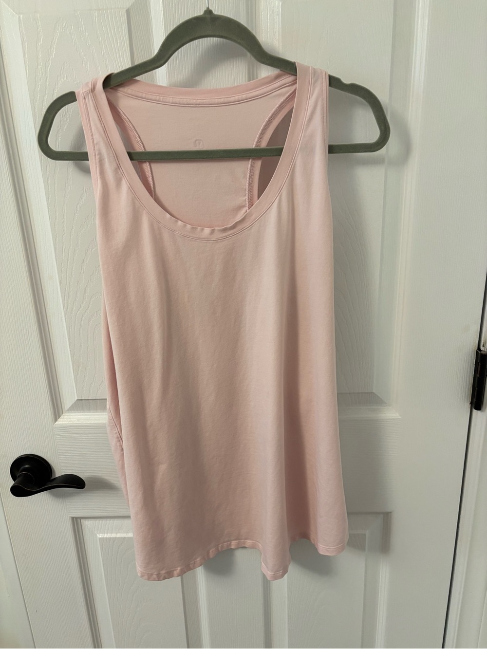 lululemon athletica Pale Pink Scoop Neck Tank